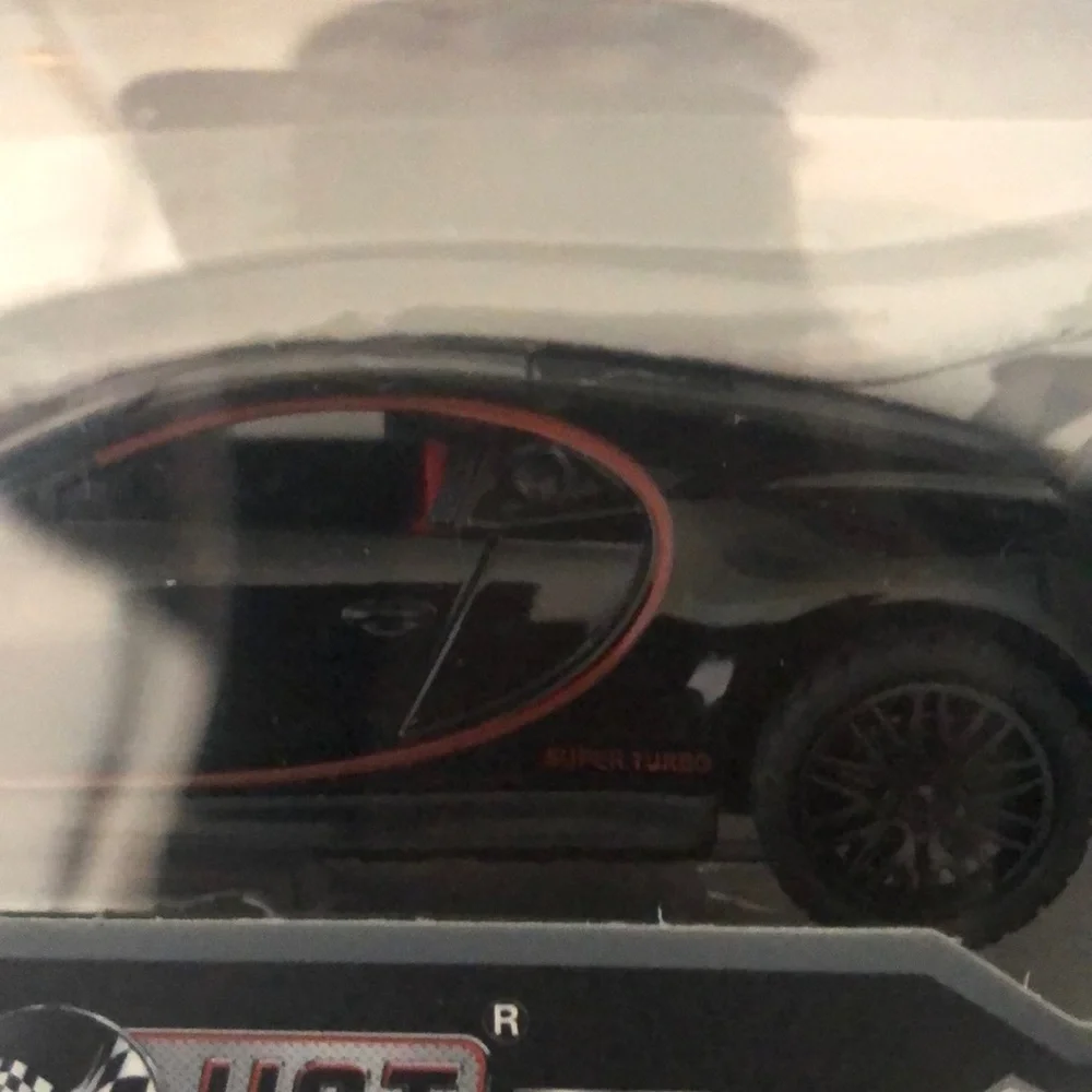 HST Lux Black and Red Diecast Car Model